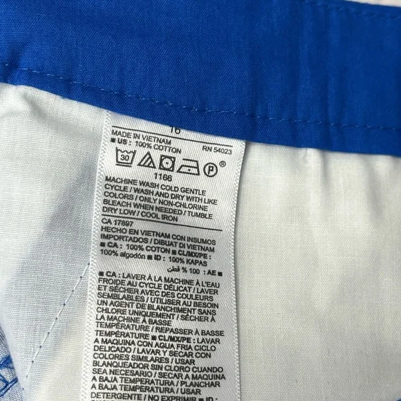 Old navy women’s nautical print blue short size 16 - Picture 4 of 7